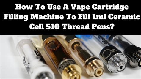 cnc vape cartridge filler